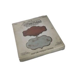 Tim Holtz Alterations Movers & Shapers Styled Labels BIGZ Die Sizzix  #656642